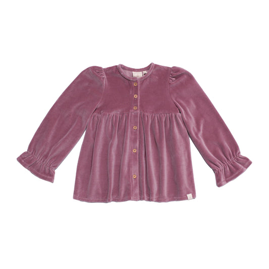 Navy naturel - Mila Blouse - Mauve velvet