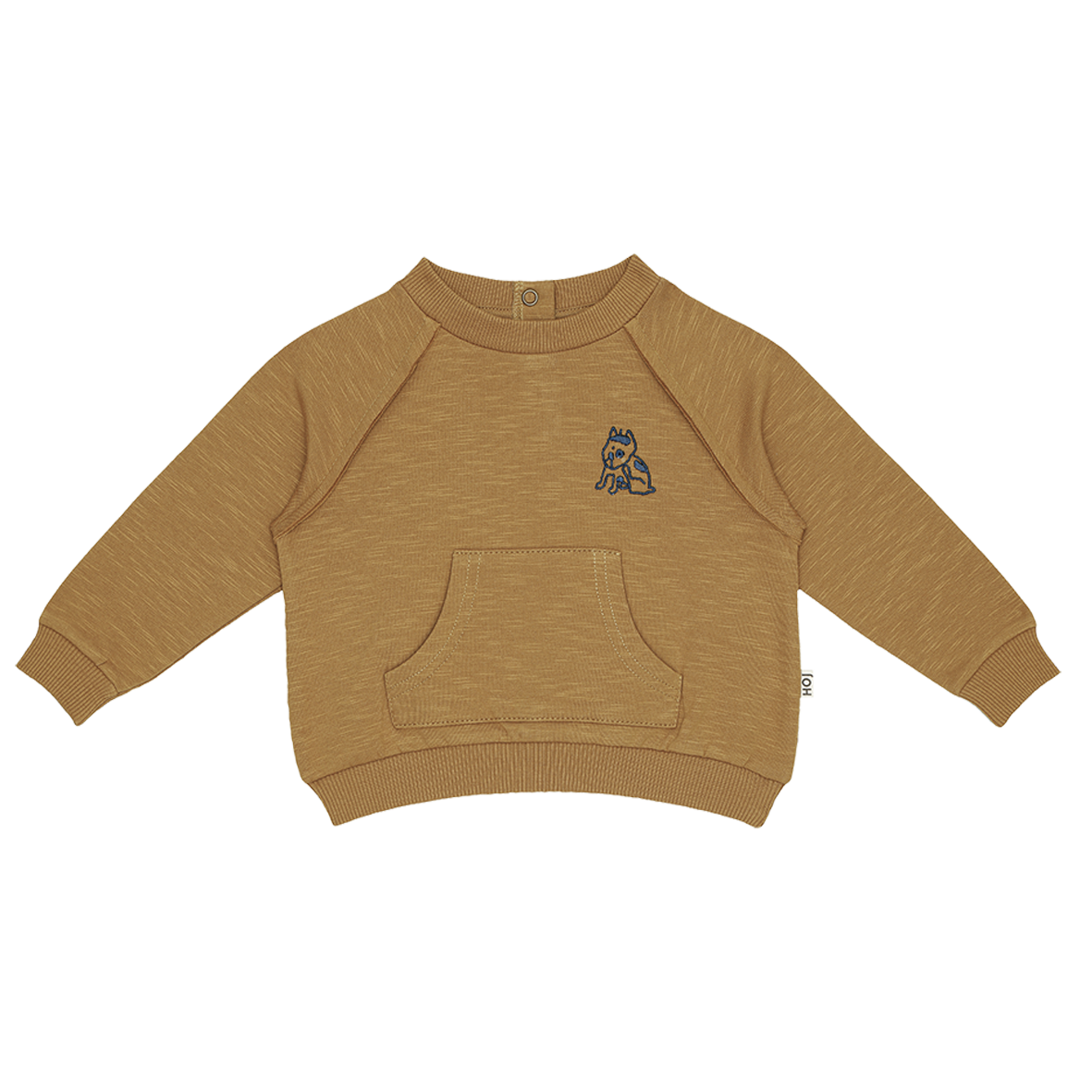 House of Jamie - Baby raglan sweater - mustard