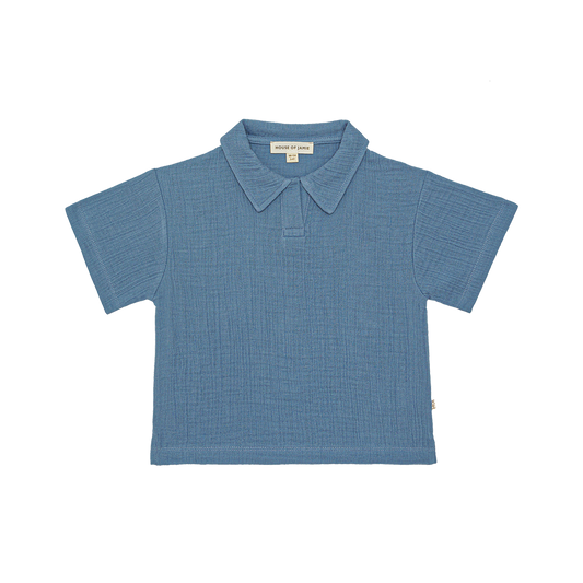 House of jamie - Oversized polo - Indigo