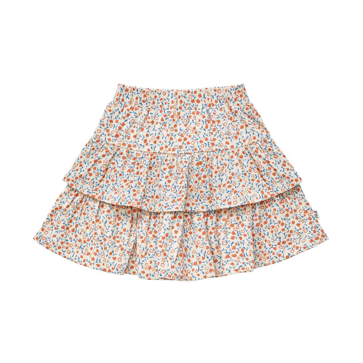 House of jamie - Ruffled skirt - Peach blush mini floral