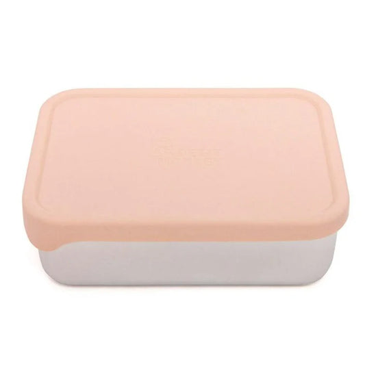 Petit monkey - Stainless steel Lunch box- dawn rose