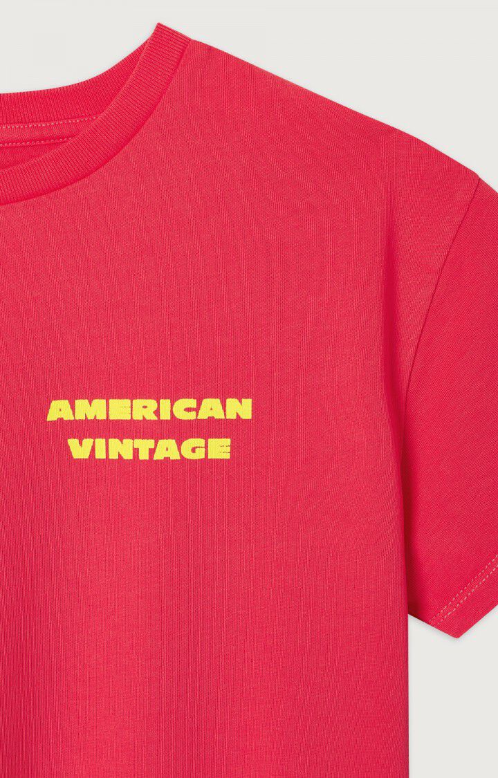 American vintage - Fizvalley T-shirt - Framboise vintage