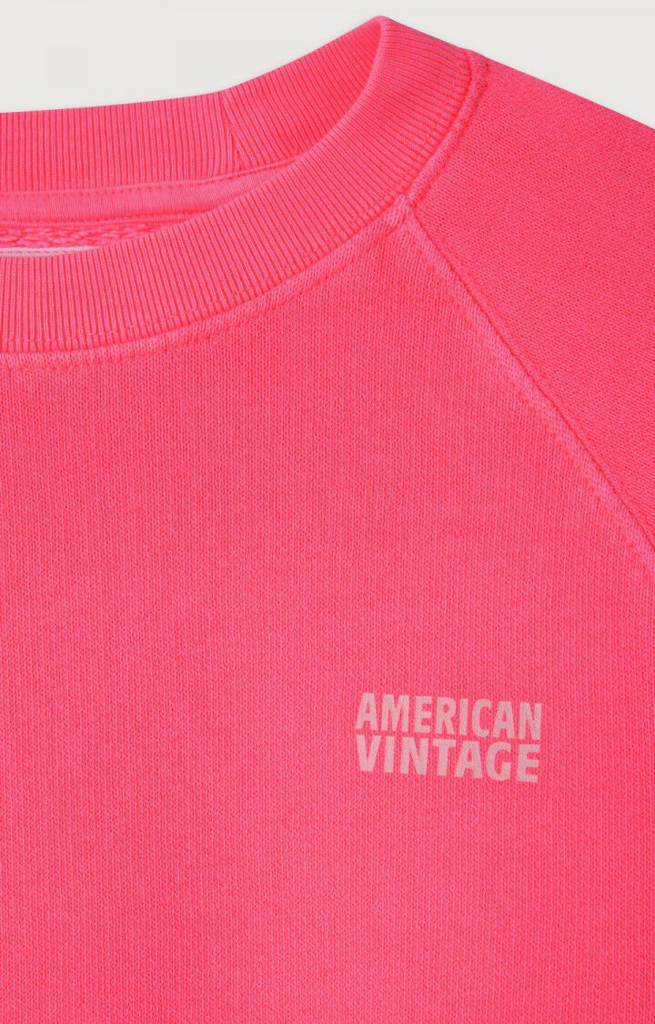 American vintage - sweater izubird - Hortensia fluo