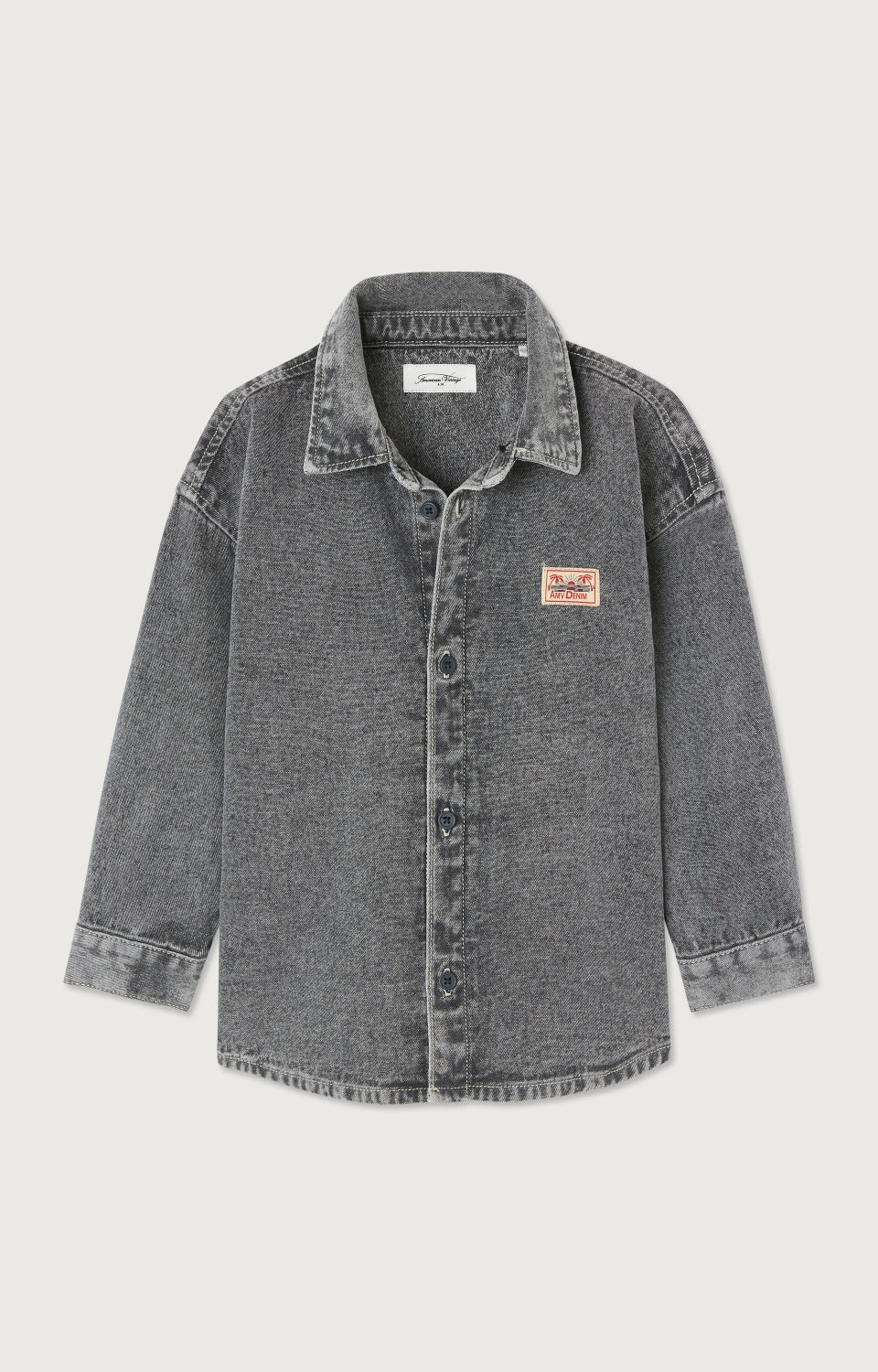 American vintage - Denim blouse - grey