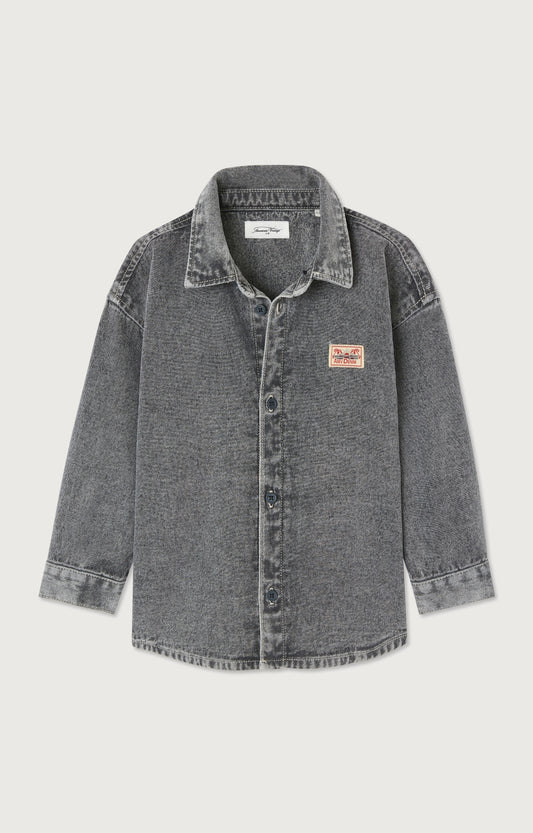 American vintage - Denim blouse - grey