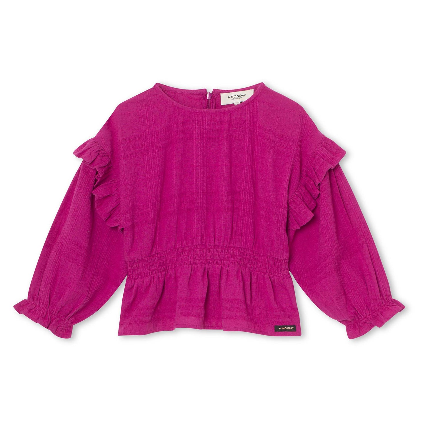 A monday in copenhagen - Lissie Blouse - festival fuchsia