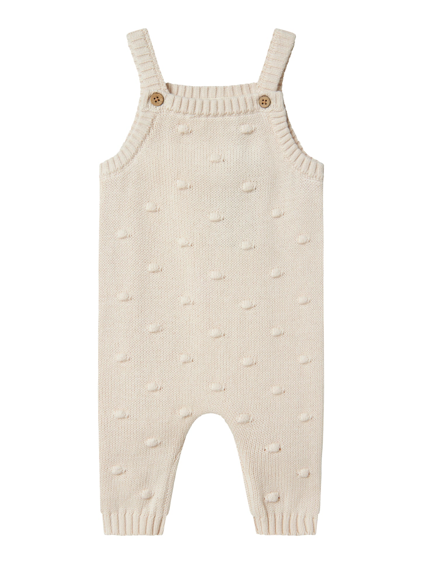Lil atelier - Gable knit overal - Pastel Parchment