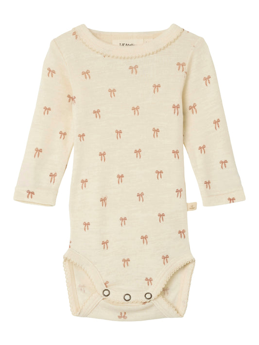 Lil atelier - Nalu romper merino wol - Turtledove