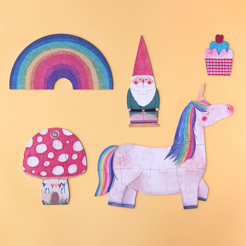 Londji - Happy birthday unicorn puzzle