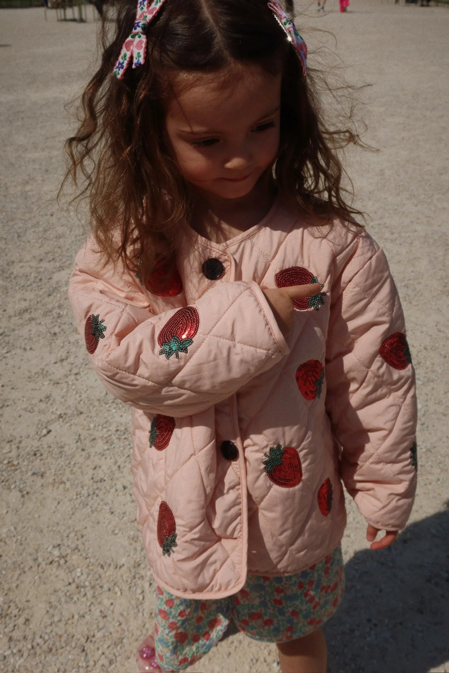 Konges slojd - Flora jacket - Strawberry