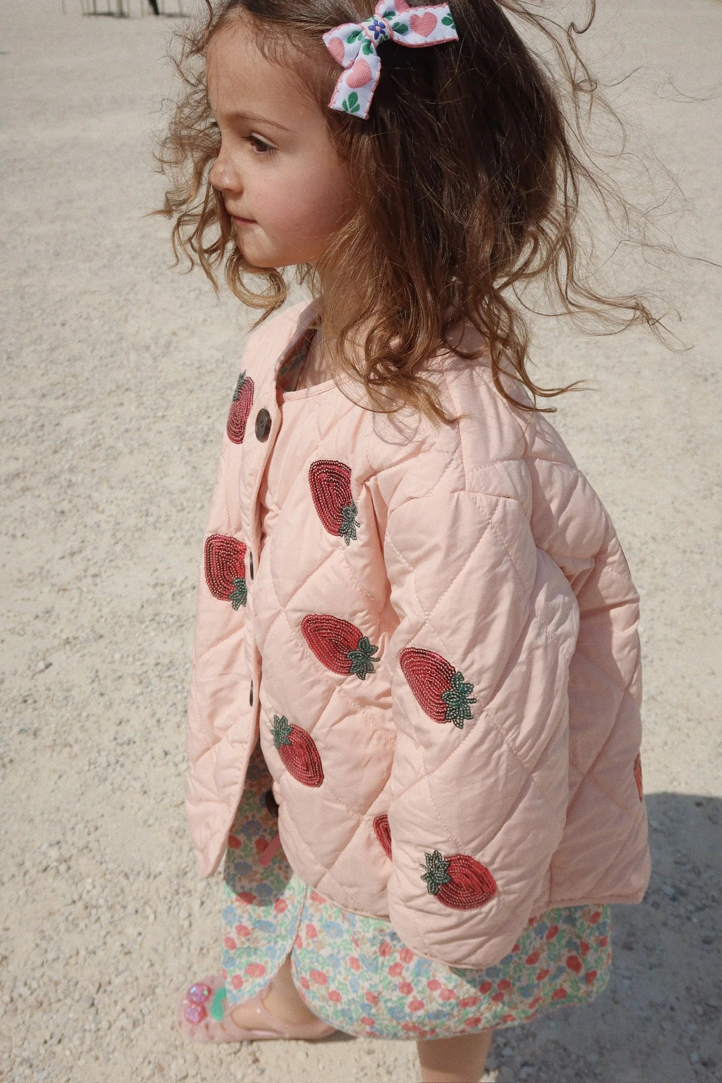 Konges slojd - Flora jacket - Strawberry