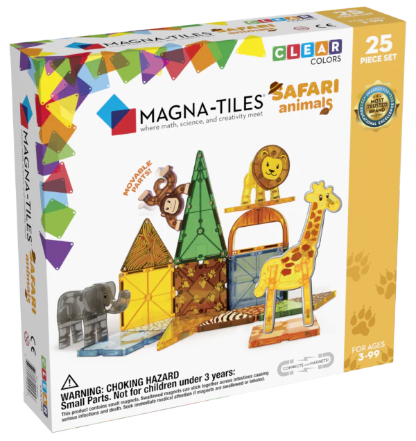 MAGNA-TILES® Safari Animals 25 Piece Set