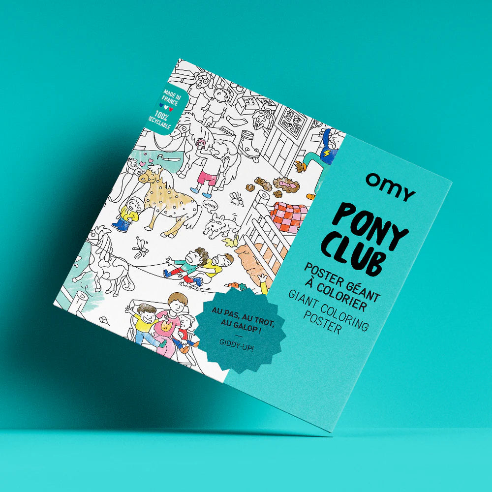 OMY - Pony club - Giant poster