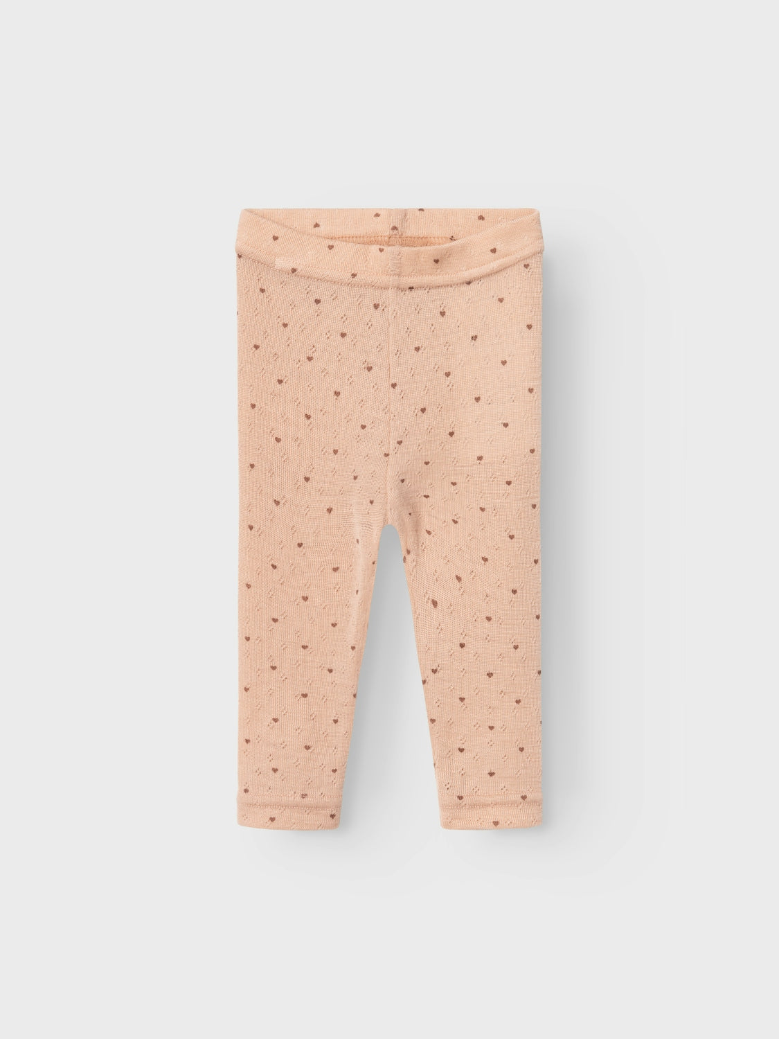 Lil atelier - 100% wol legging - Ruby tan