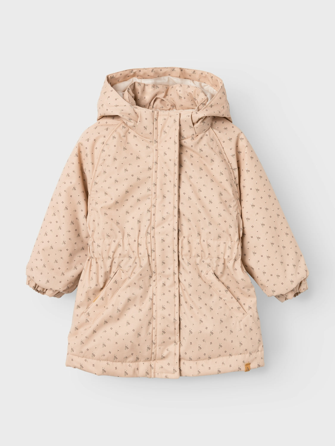 Lil atelier - padded long jacket - Ruby tan