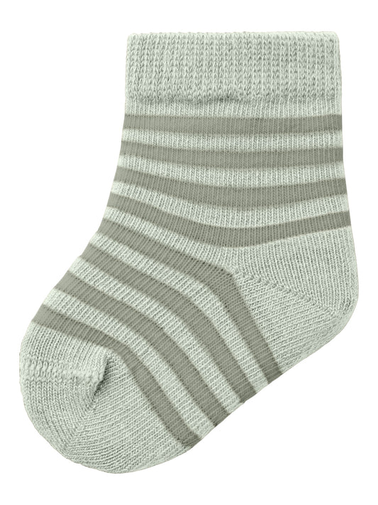 Lil atelier - love stripe sock - Green tint