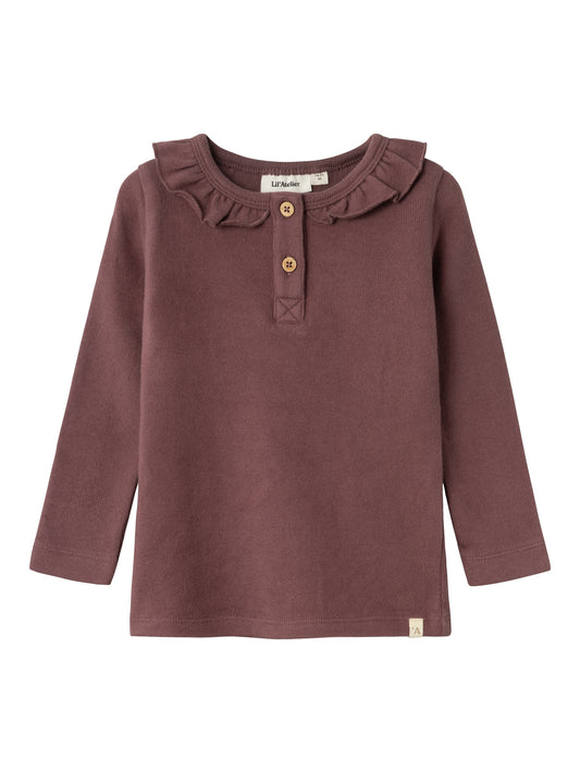 Lil atelier - Slim top - Rose brown