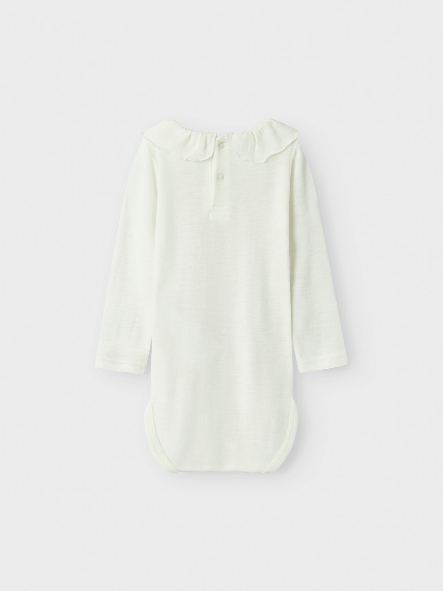 Name it - 100% wol rib romper - Snow white