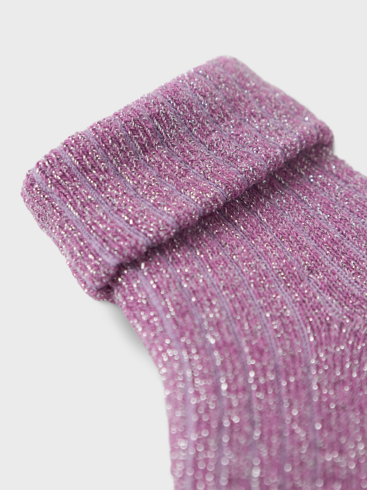 Name it - Glitter sock - Mauve orchid