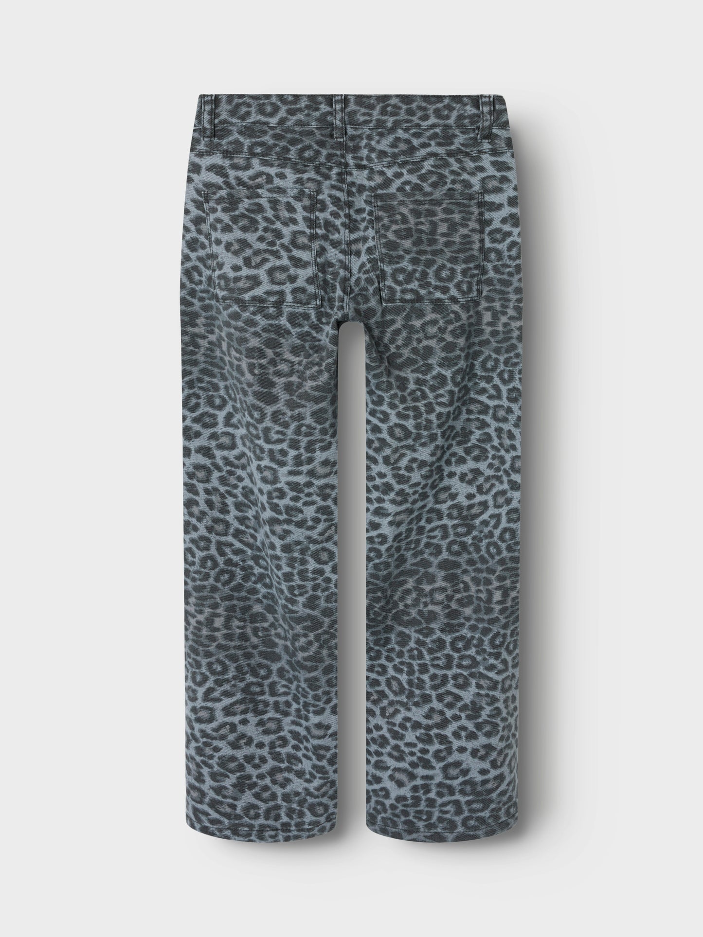 Name it - Rose wide pants - grey leopard