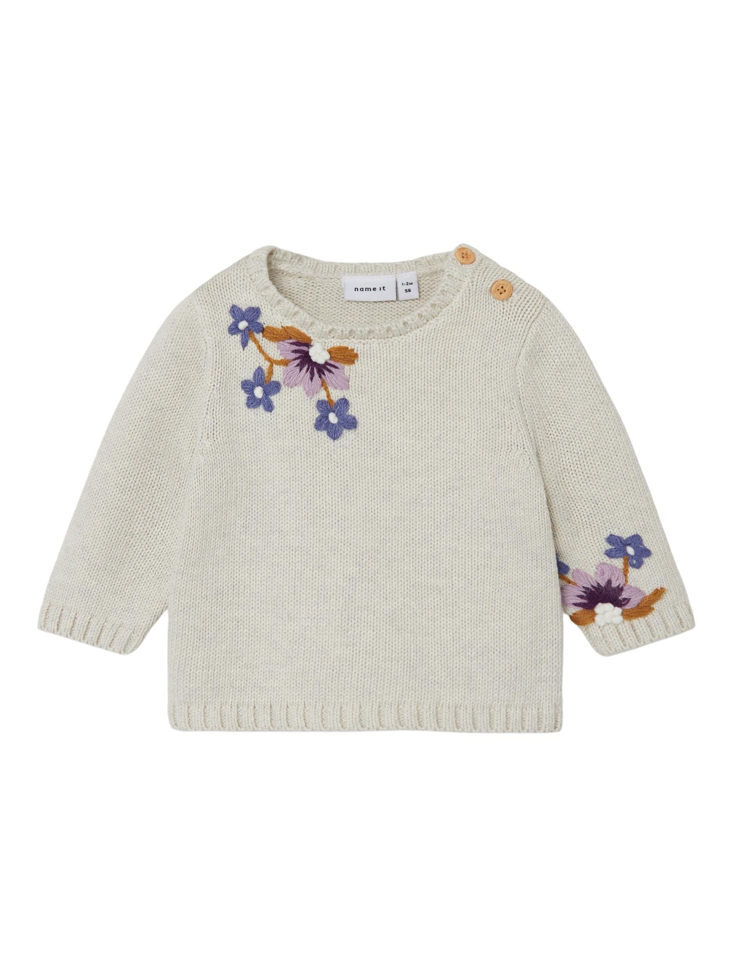 Name it - knit sweater - Peyote melange