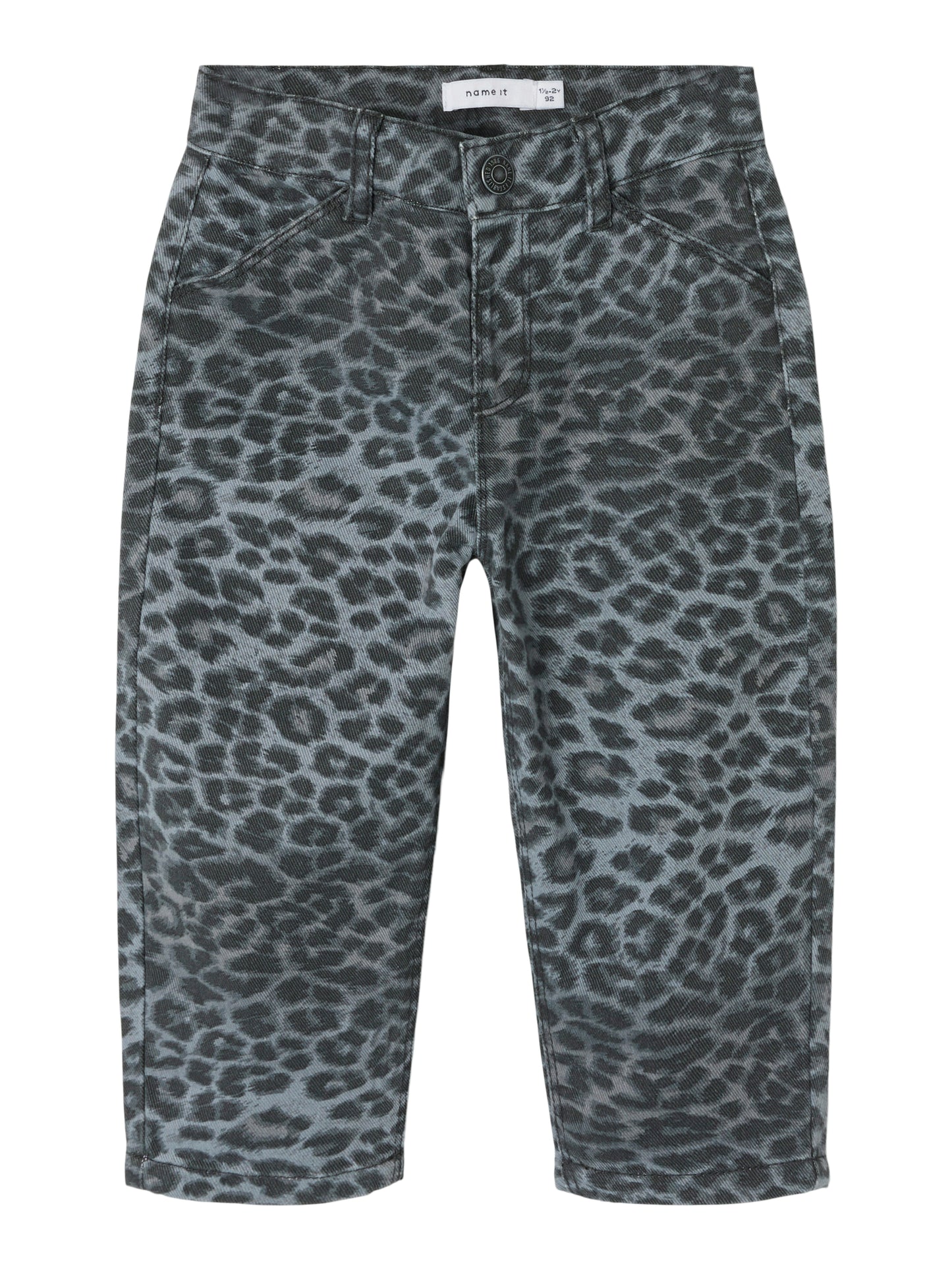 Name it - Bella mom pants - Grey leopard