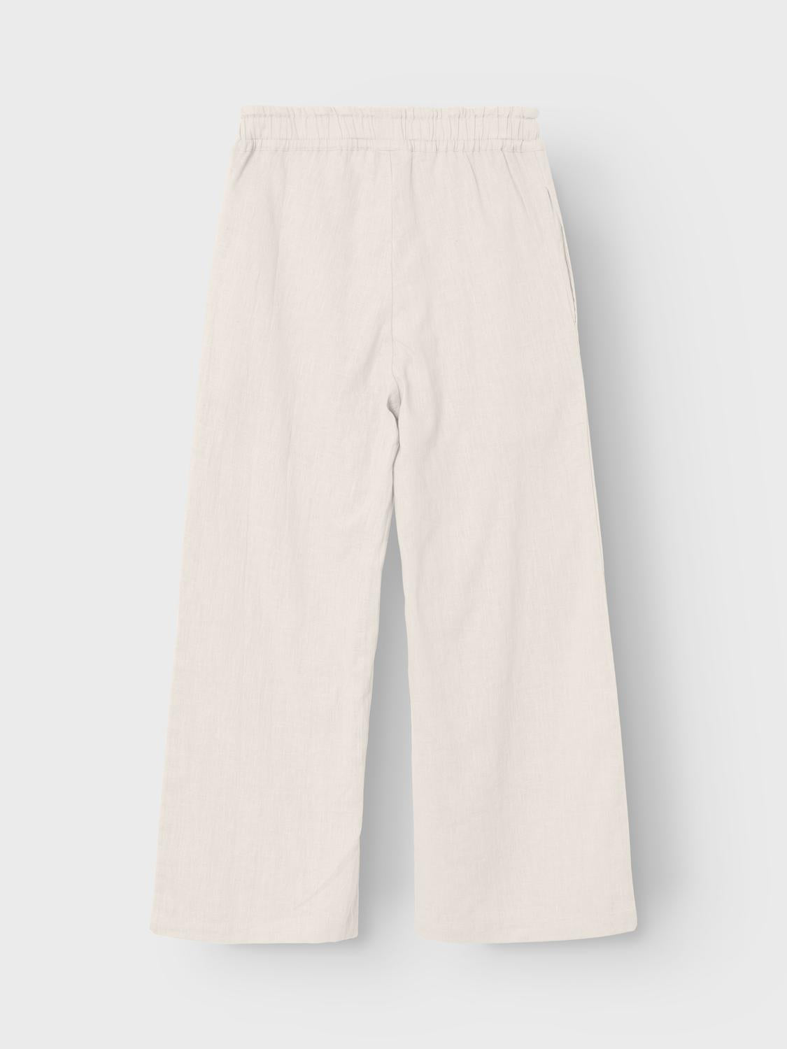 Name it - Linnen wide pants - Jet stream