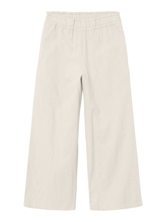 Name it - Linnen wide pants - Jet stream