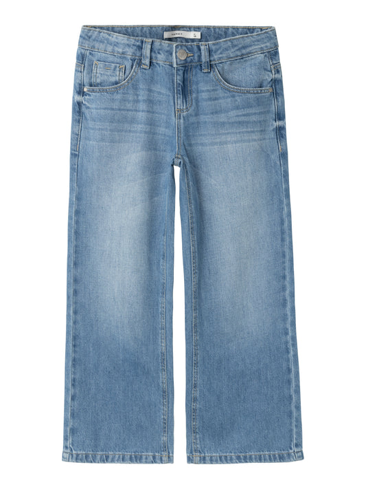Name it - Rose wide jeans - Medium blue denim