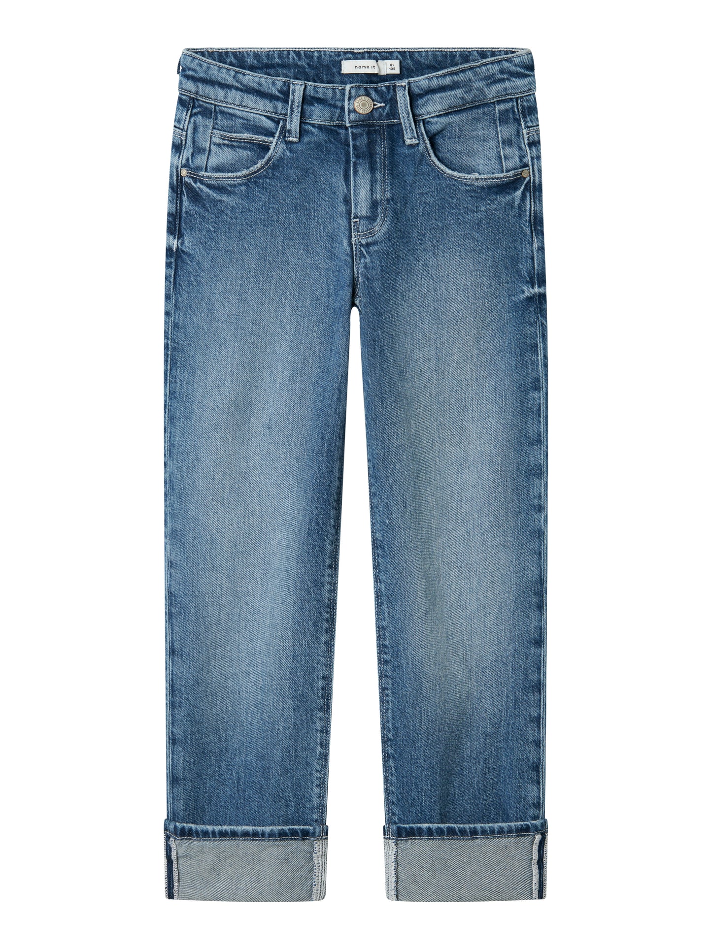 Name it - Rose straight jeans - Medium blue denim