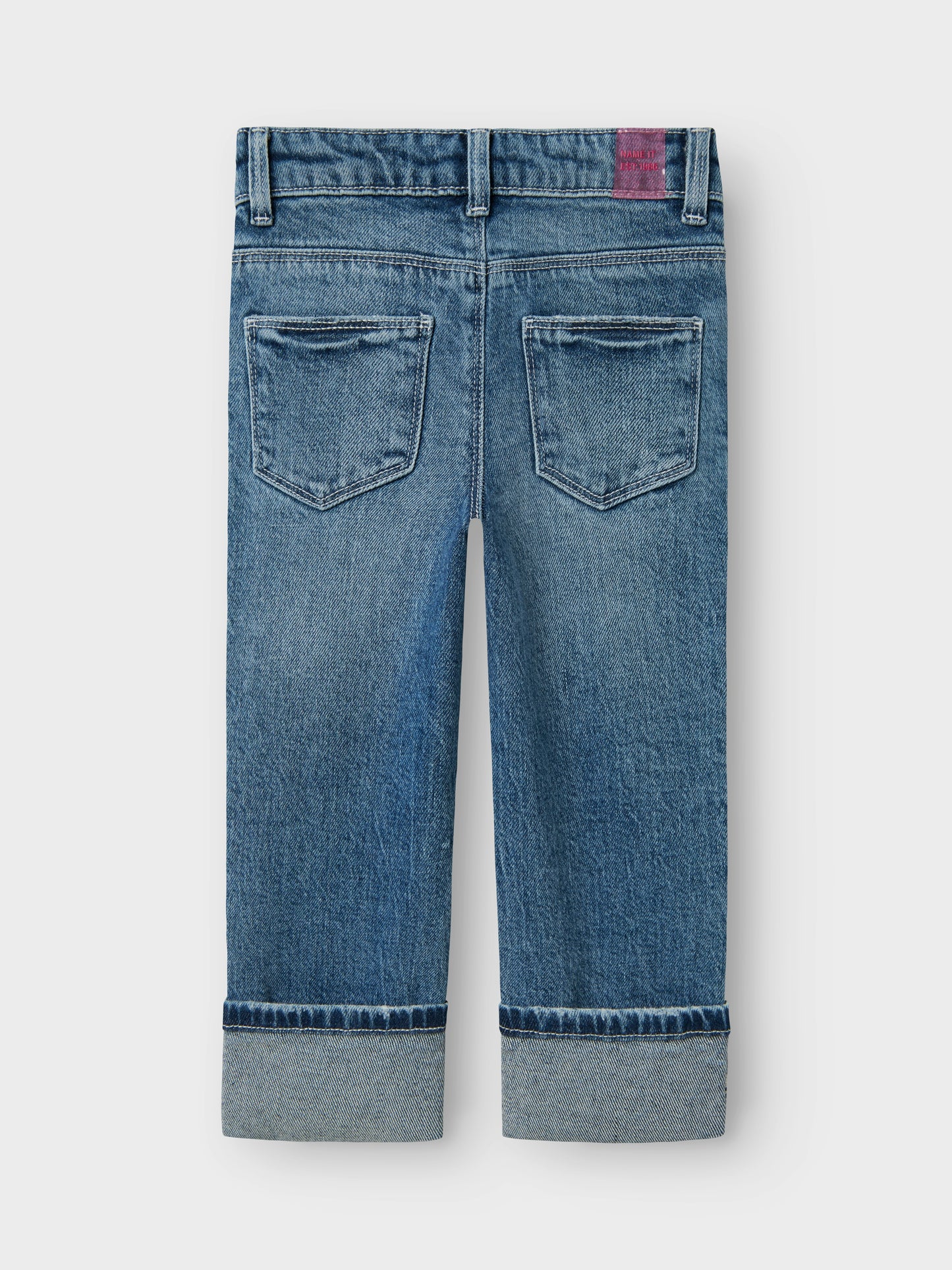 Name it - Rose straight fold jeans - Medium blue denim