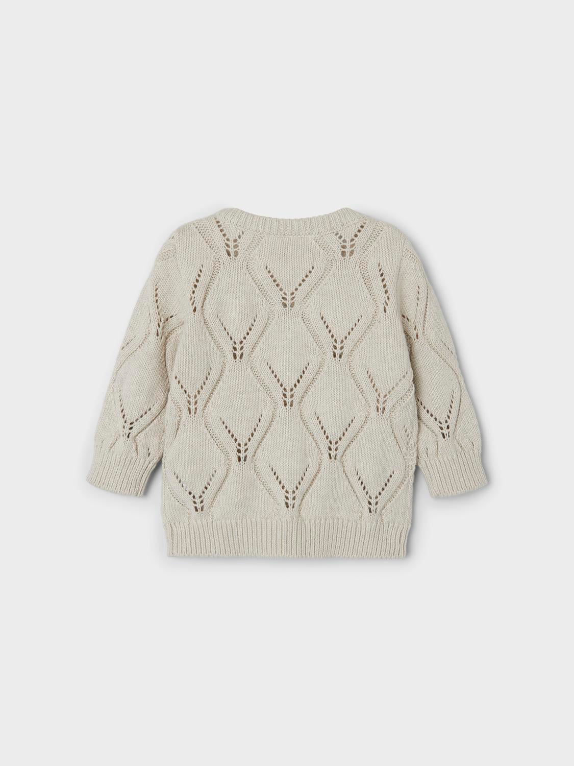 Name it - knitted vest ss - Peyote melange