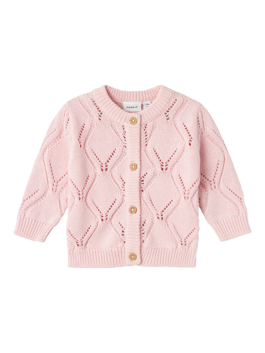 Name it - knitted vest ss - Parfait pink