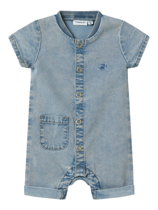 Name it - denim short suit - light medium blue