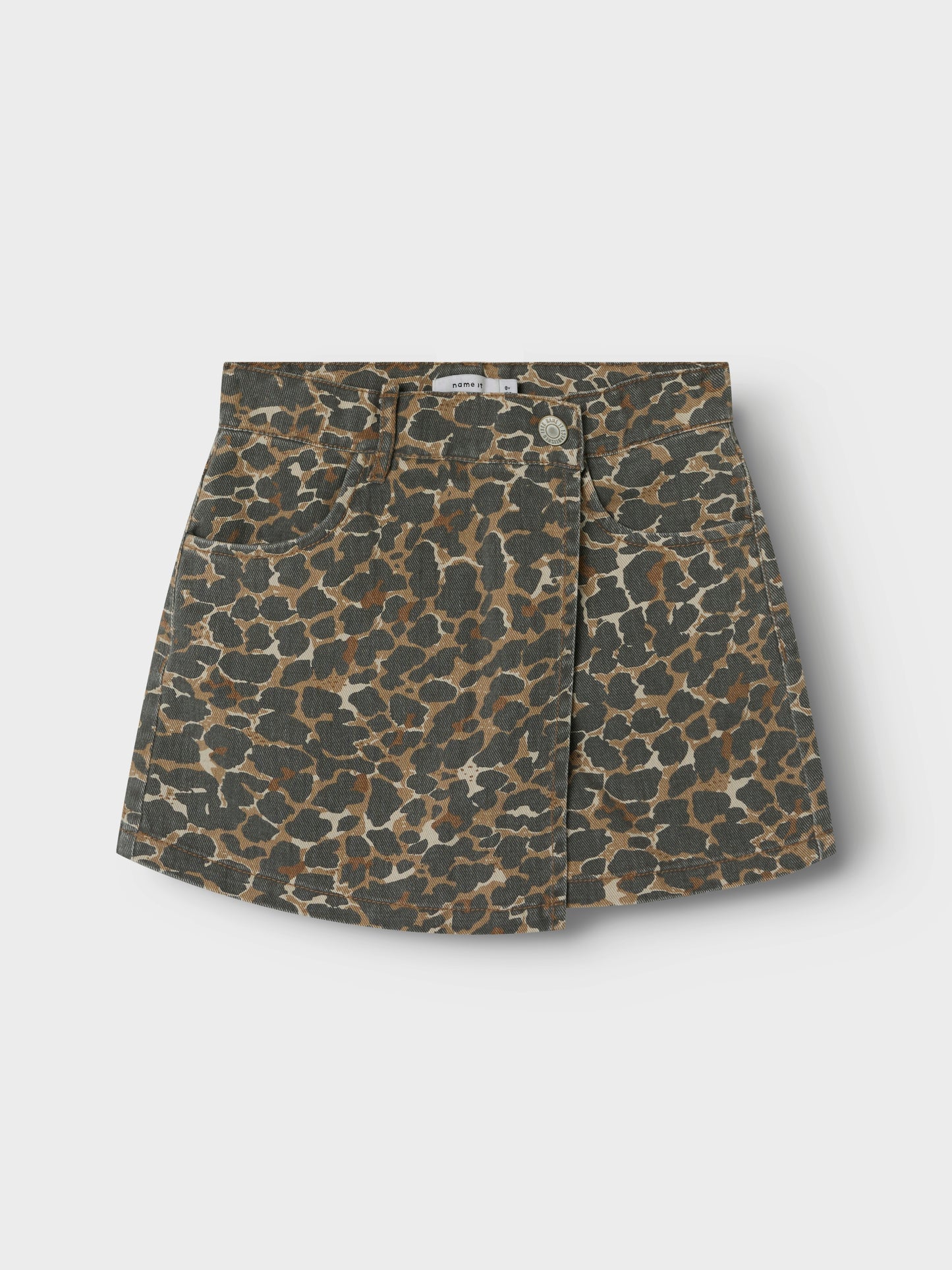 Name it - Leo twill skort - Affogat - Leo washed down