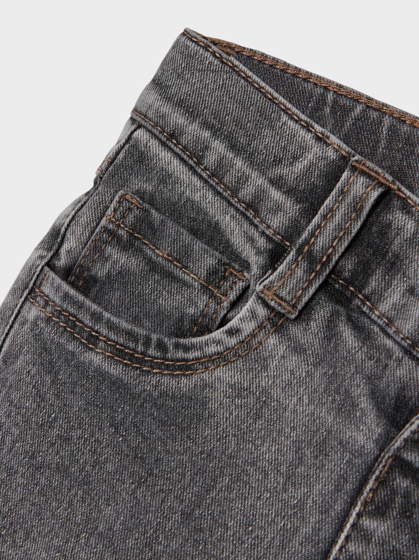 Lil atelier - flared jeans - Light grey denim