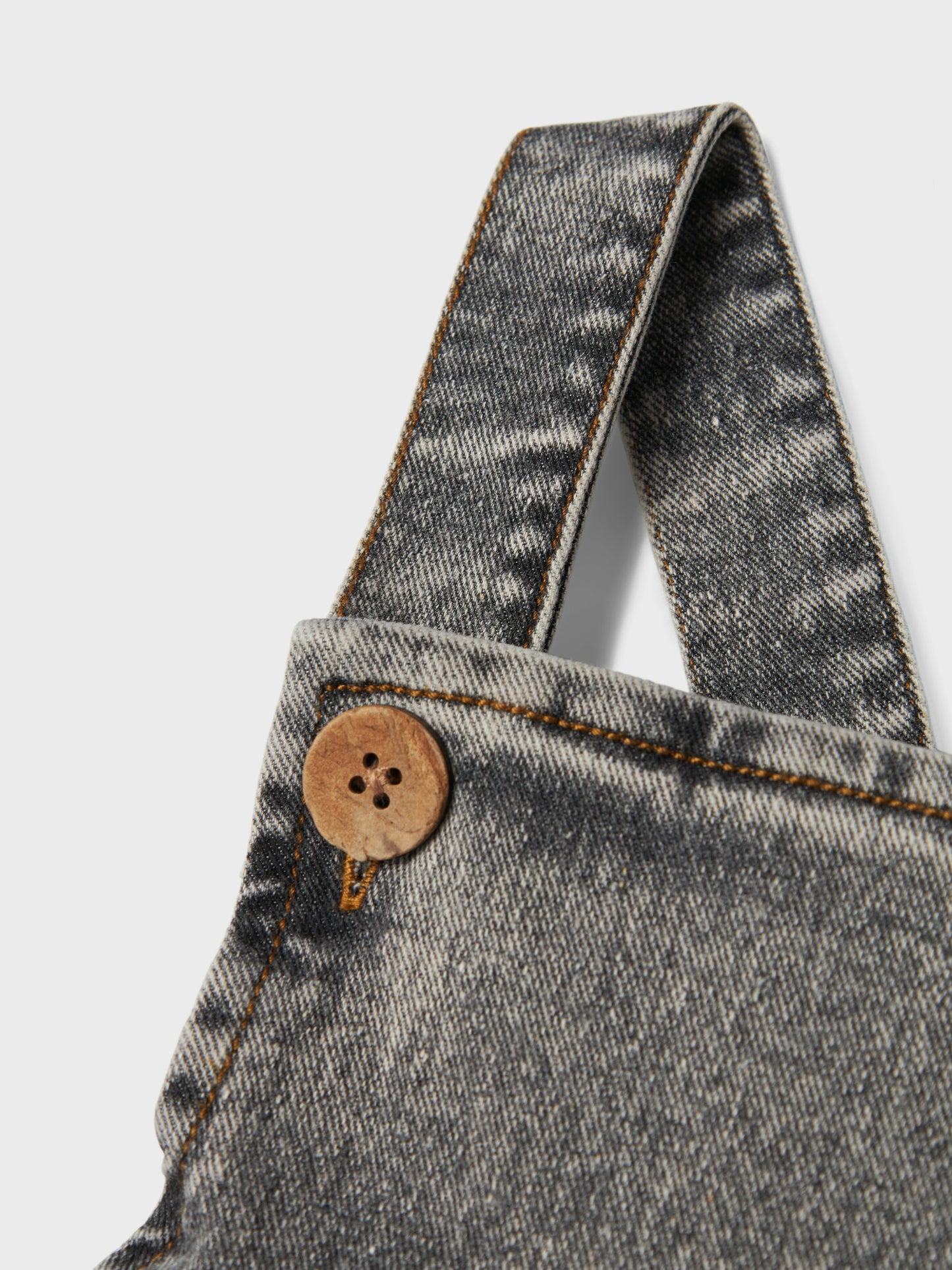 Lil atelier - Loose denim overal - Light grey denim