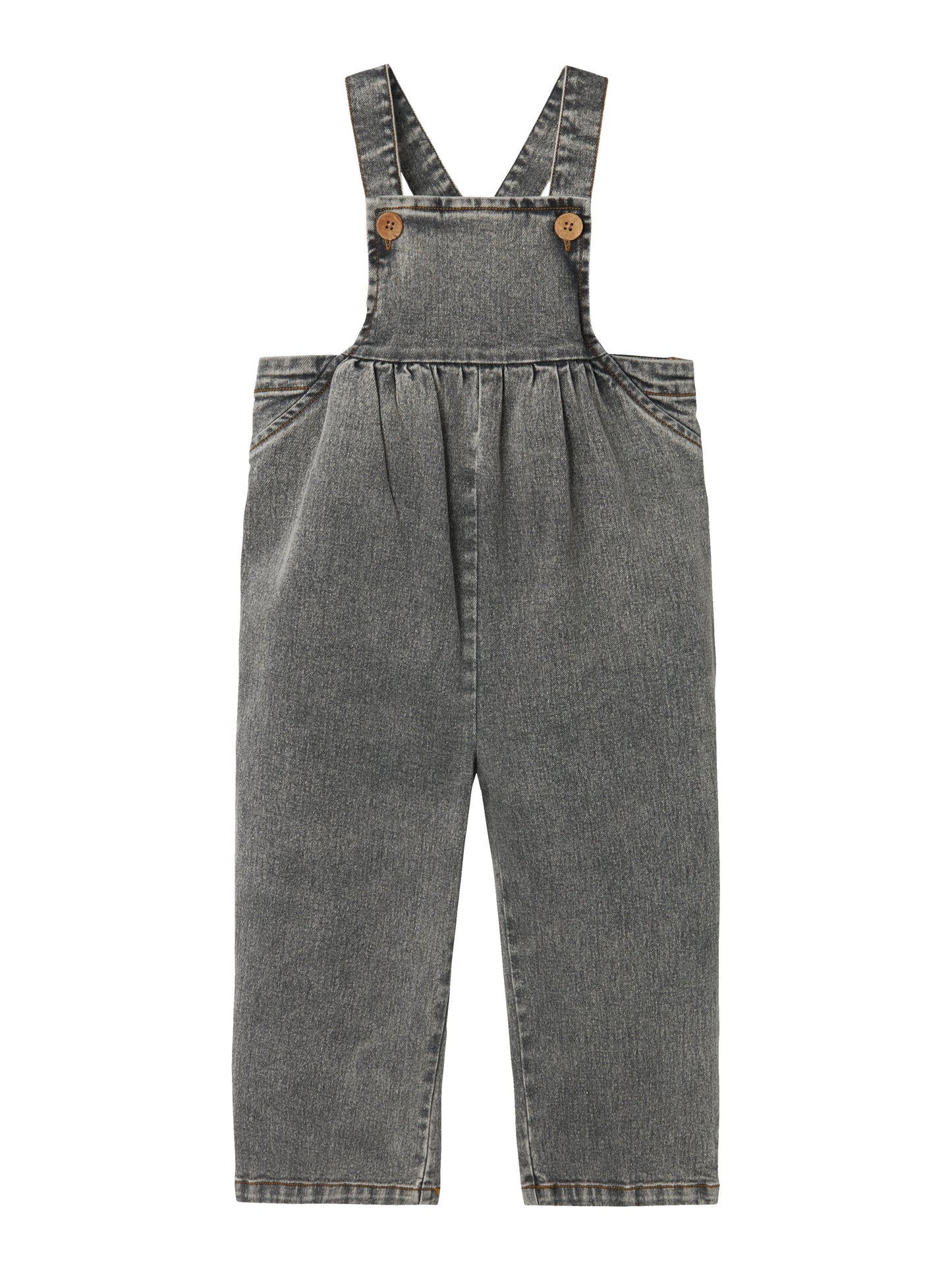 Lil atelier - Loose denim overal - Light grey denim