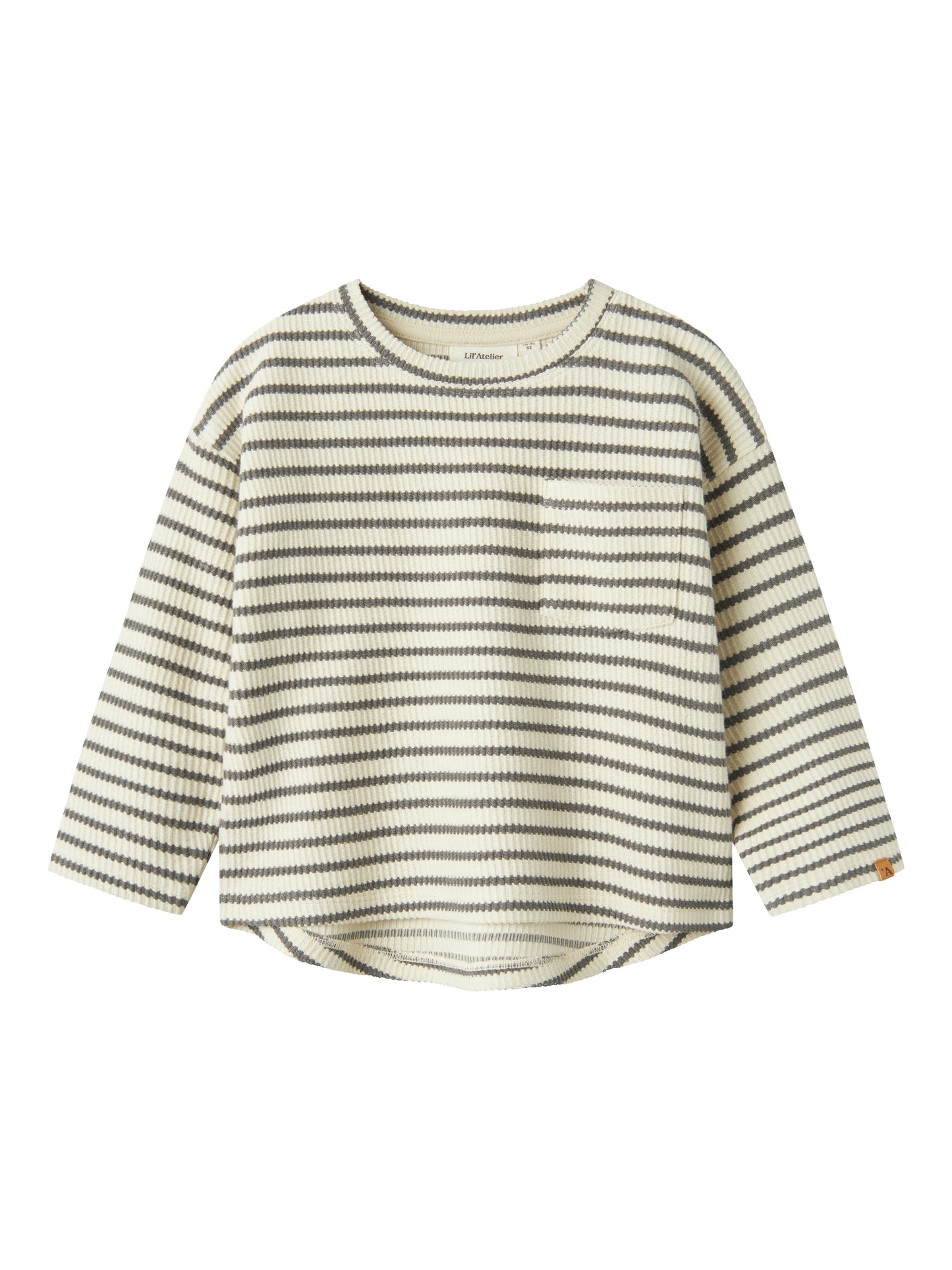 Lil atelier - top - Turtledove stripes pewter