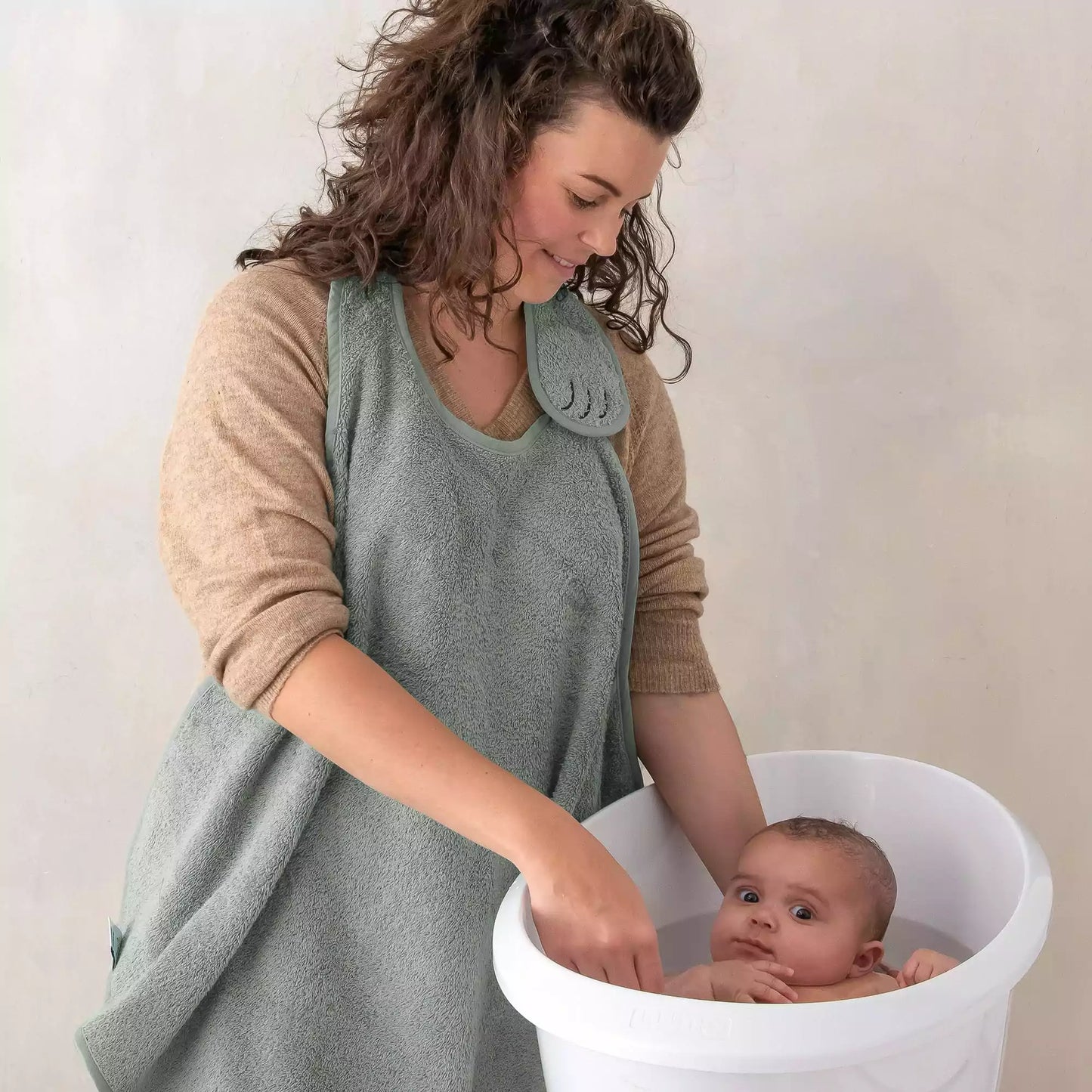 Nifty baby - Handsfree Badcape - Olive