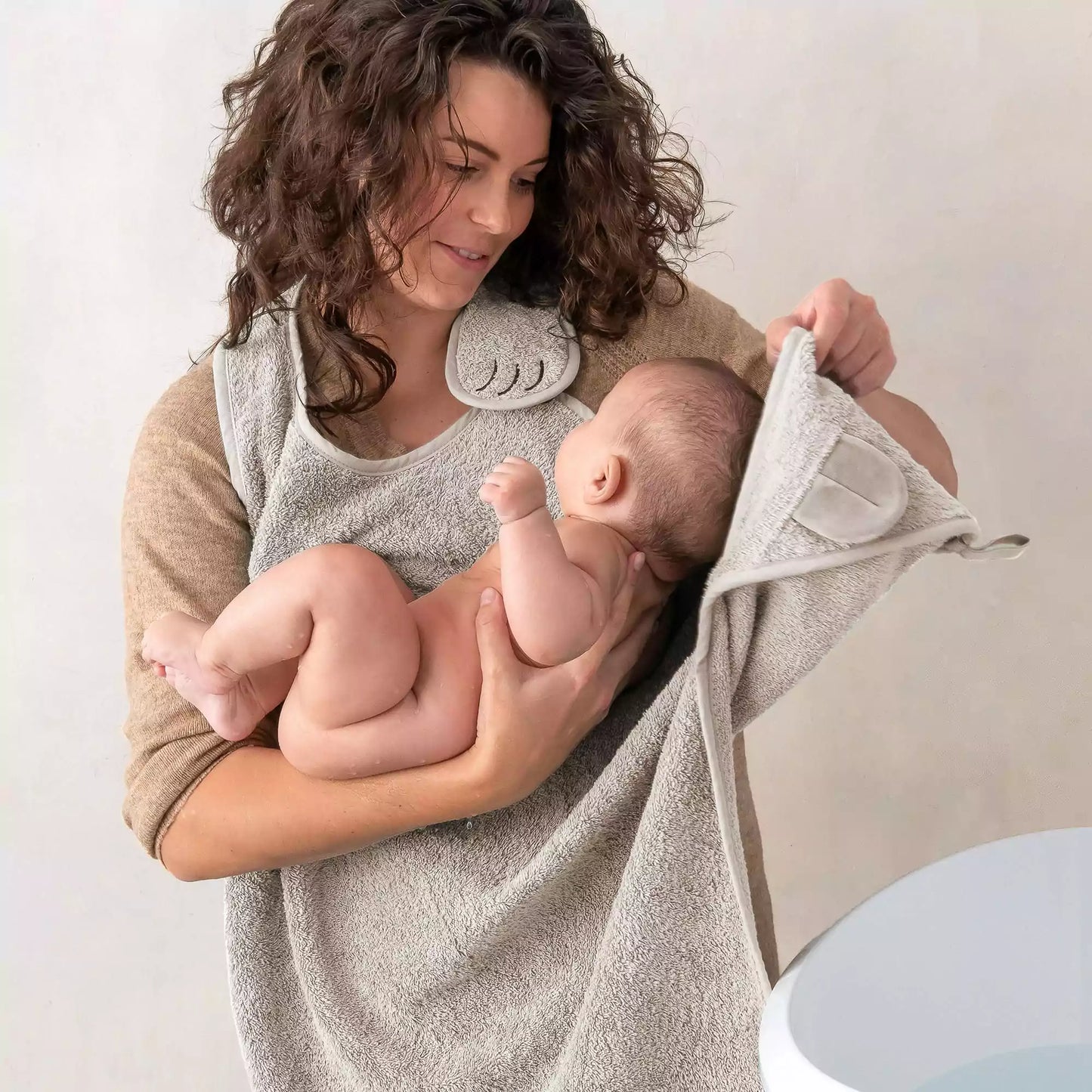 Nifty baby - Handsfree Badcape - Vanilla