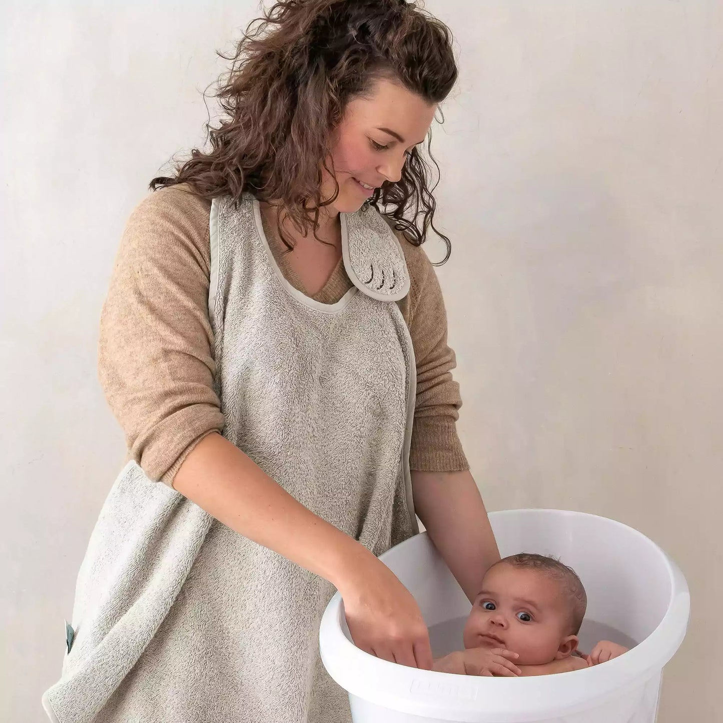 Nifty baby - Handsfree Badcape - Vanilla