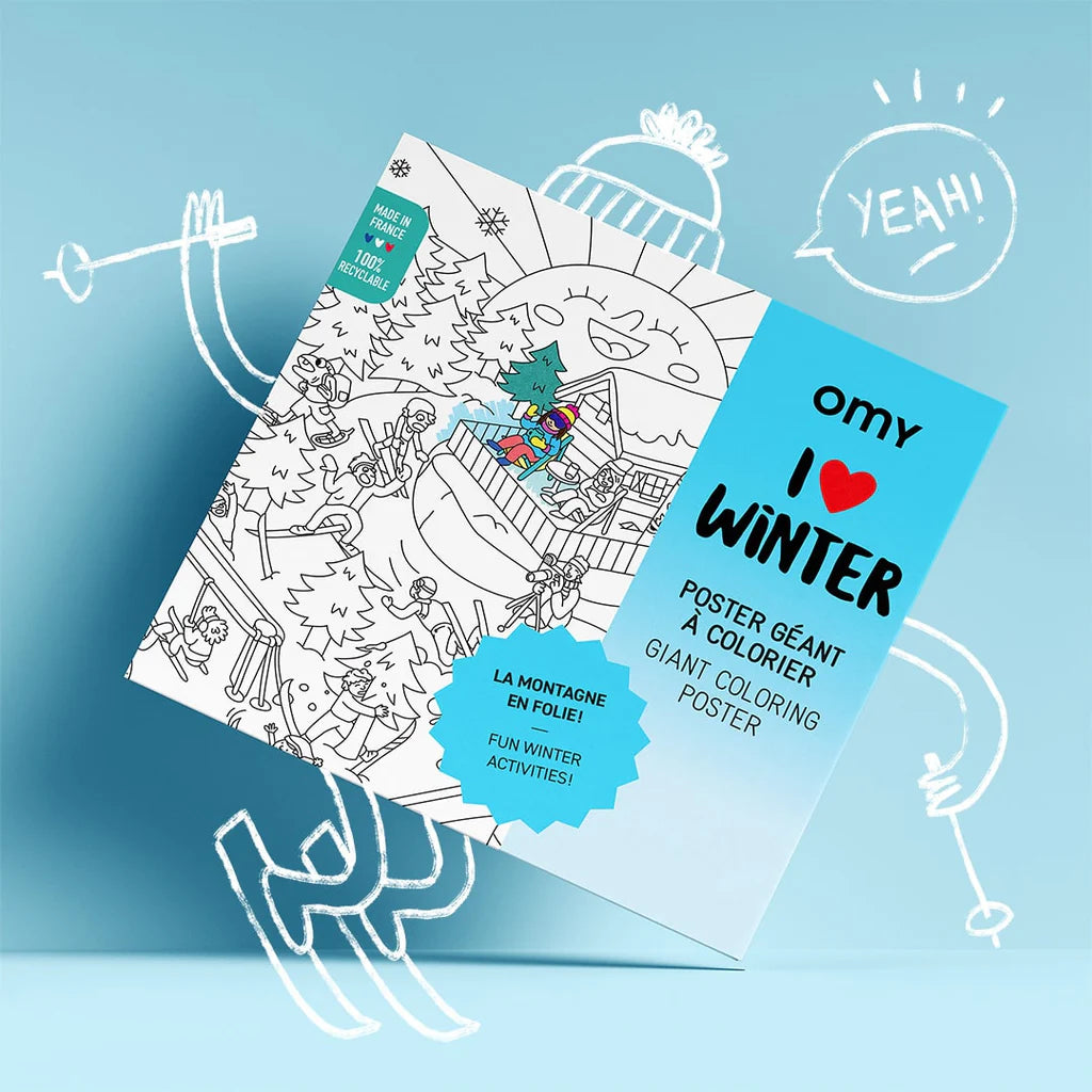 OMY - I love Winter - Giant poster