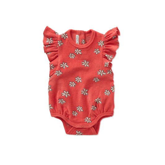 Sproet & sprout - RUFFLE ROMPER DAISIES PRINT