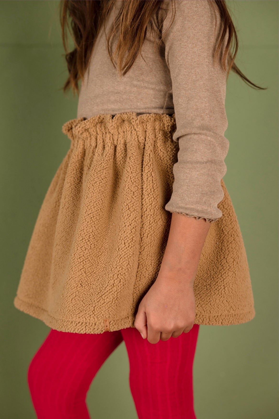 Nixnut - Toss skirt - Camel