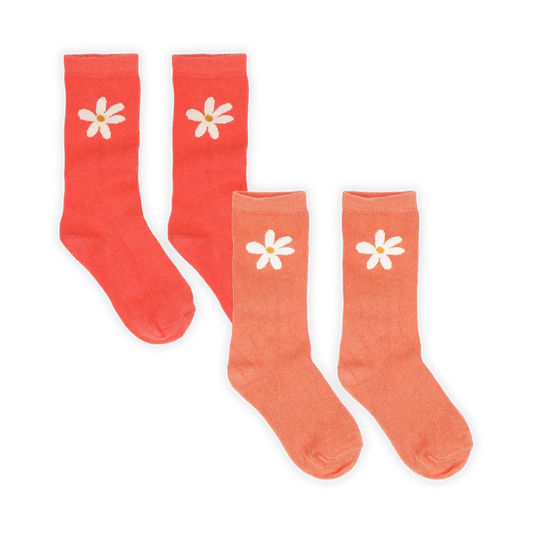 Sproet & sprout - SOCKS DAISY ROSE PETAL / 2-PACK