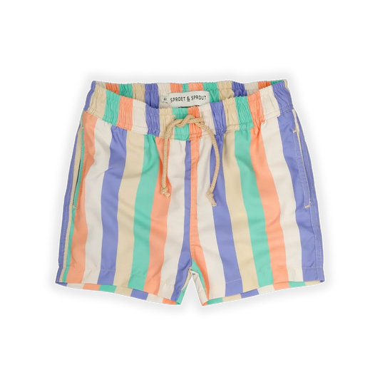 Sproet & Sprout - SWIM SHORTS MULTI COLOUR STRIPES