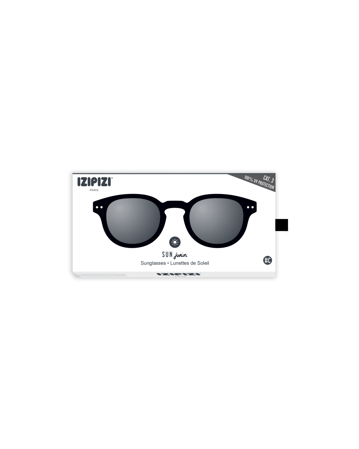 IZIPIZI - Junior sun C - Black - 5-10 jaar