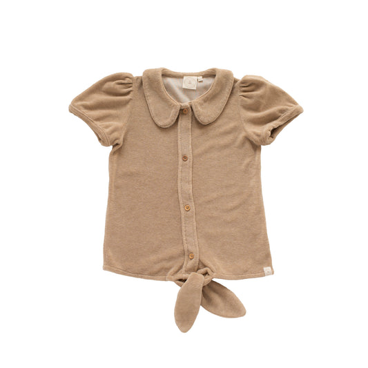Navy natural - Faye blouse bath terry - Ginger root