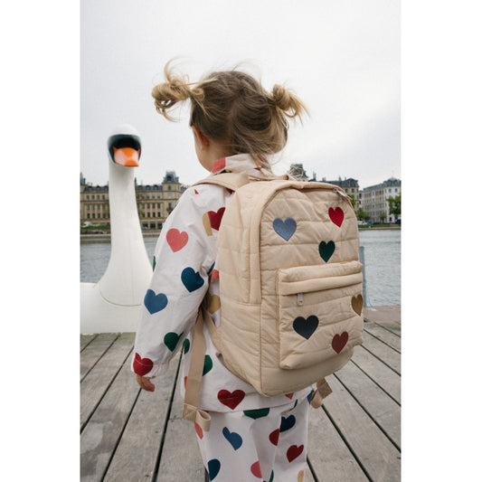 Konges Slojd - Juno quilted backpack midi - Frappé
